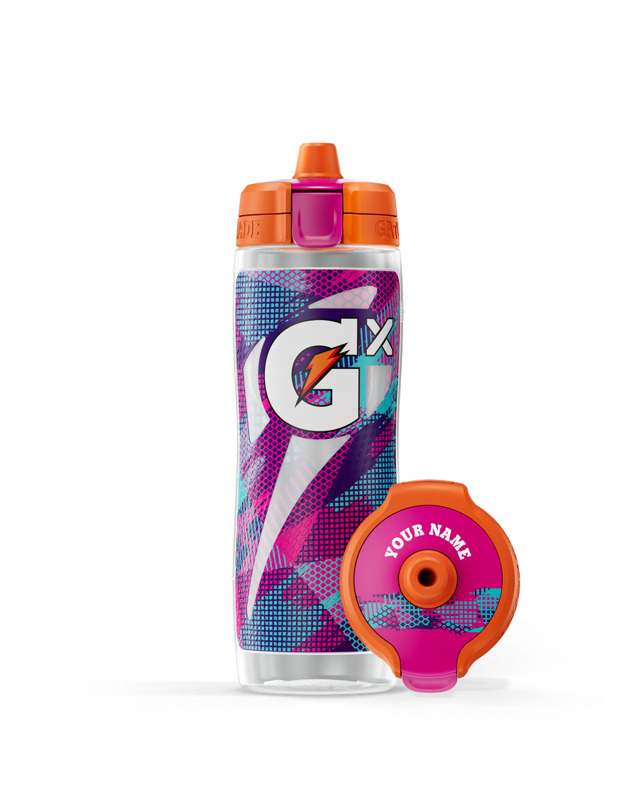 Gx Patterned Water Bottle - Clear T3